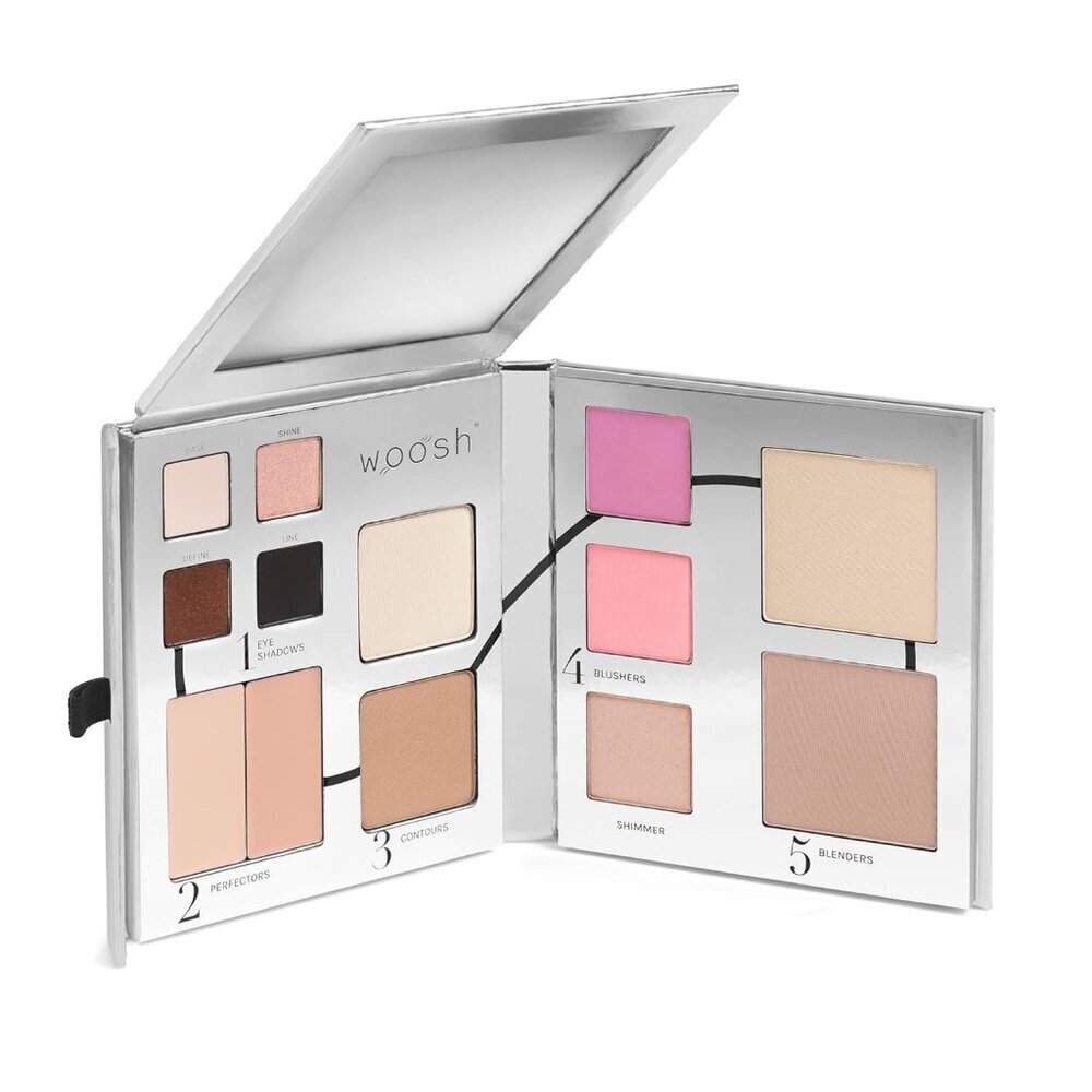 🆕Fold out Face Original Makeup Light Travel All in One Neutral Cream & Powder